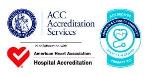 ACC chest pain accreditation badge