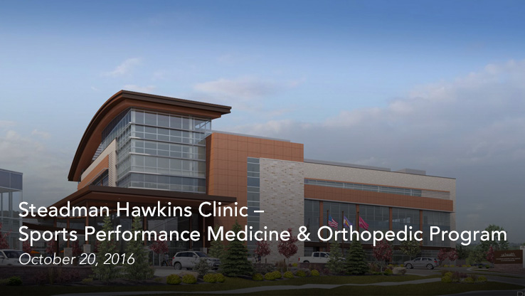 Sports Medicine, Sports Performance, and Orthopedics Clinic Denver - Uchealth Steadman Hawkins Clinic Denver