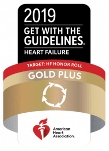 UCHealth Get with the Guidelines 2019 badge