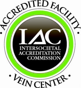 IAC Accredited Vein Center badge for UCHealth