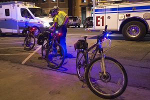 PVH EMS now has medics on bikes in Old Town Fort Collins during the warm, busy summer weekends. Photo courtesy of Austin Humphreys/The Coloradoan