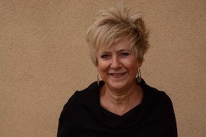 Headshot of a woman named Karen Johnson who survived a motorcycle accident.