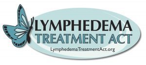 This is a logo for the lymphedema treatment act.