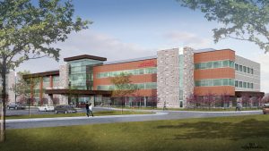 An artist's rendition of UCHealth Greeley Medical Center