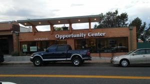 Photo of the Dayton Street Opportunity Center in Aurora, where the DAWN Clinic is housed.