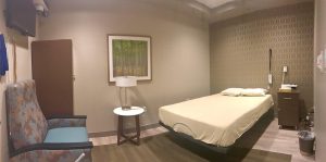 One of four rooms at the UCH sleep lab. It operates around the clock, seven days a week.