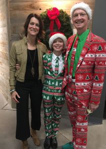A photo of the Hammes family, Tony, Krisitin and son Jonah