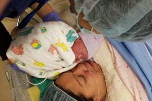 This is a photo of Parker Leo Mark Klohr, who was born April 5, 2018 at UCHealth Birth Center - Yampa Valley Medical Center.