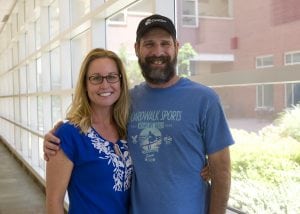 Tom and Amy Essig at UCHealth University of Colorado Hospital