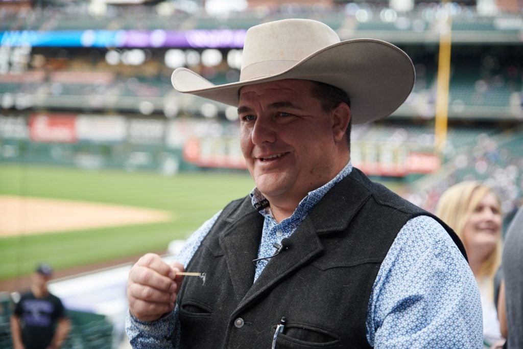 A picture of Mike Brashears at Coors Field