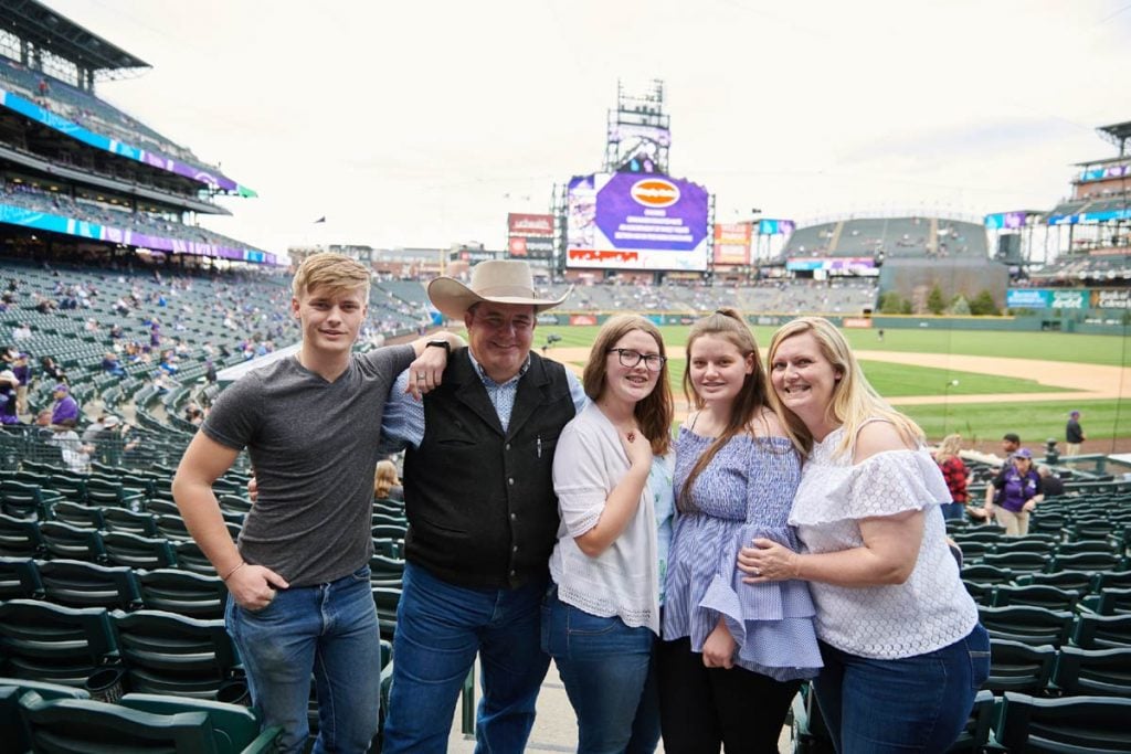 A photo of the Brashears family.