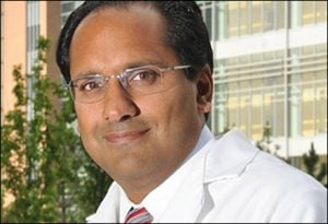 Department of Ophthalmology Chair Dr. Naresh Mandava joined with clinicians, researchers and philanthropists to spearhead the growing stem cell research for age-related macular degeneration effort at CU. Photo by UCHealth.