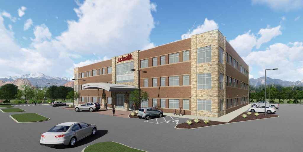 An artist's rendering of UCHealth Grandview Medical Center