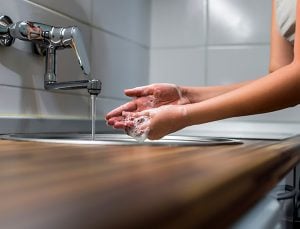 staying safe from COVID-19 in the U.S. by washing your hands