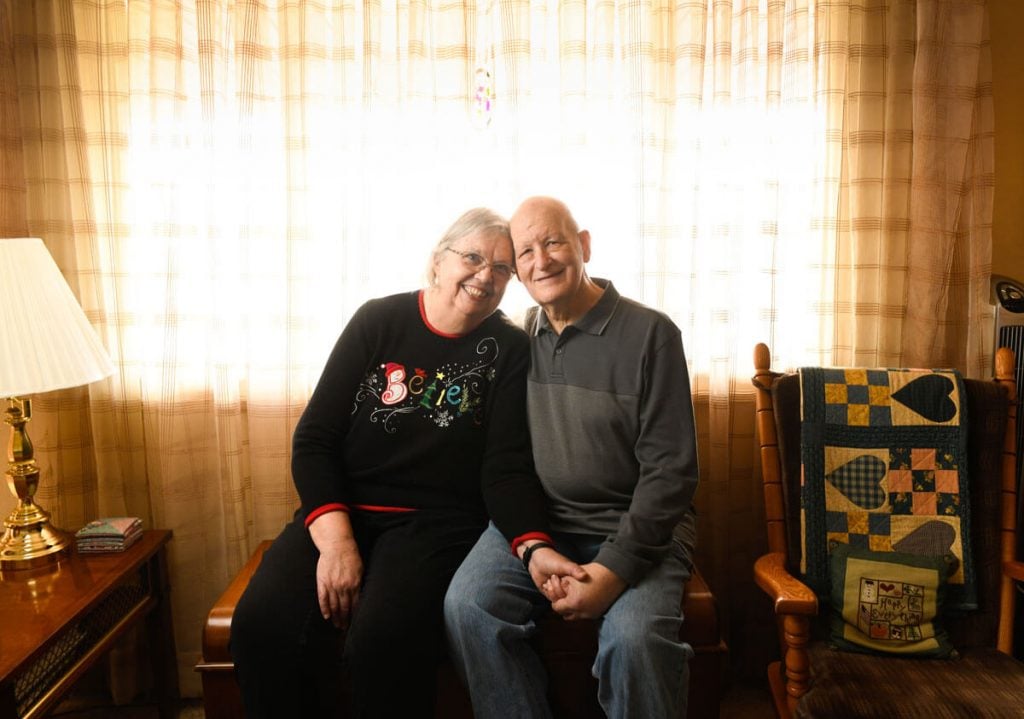 Peggy and Tom Pighetti both received cancer care in Highlands Ranch.