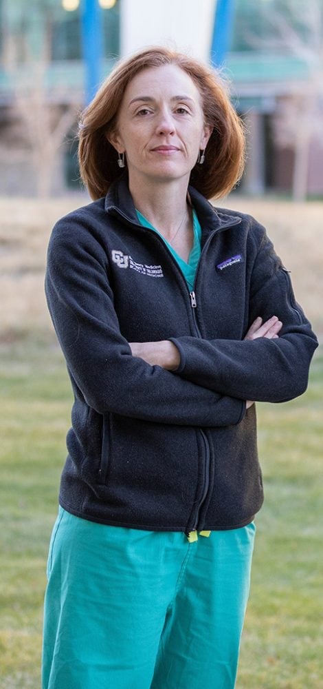 Dr. Emmy Betz is an ER doctor and an expert on suicide prevention in Colorado.