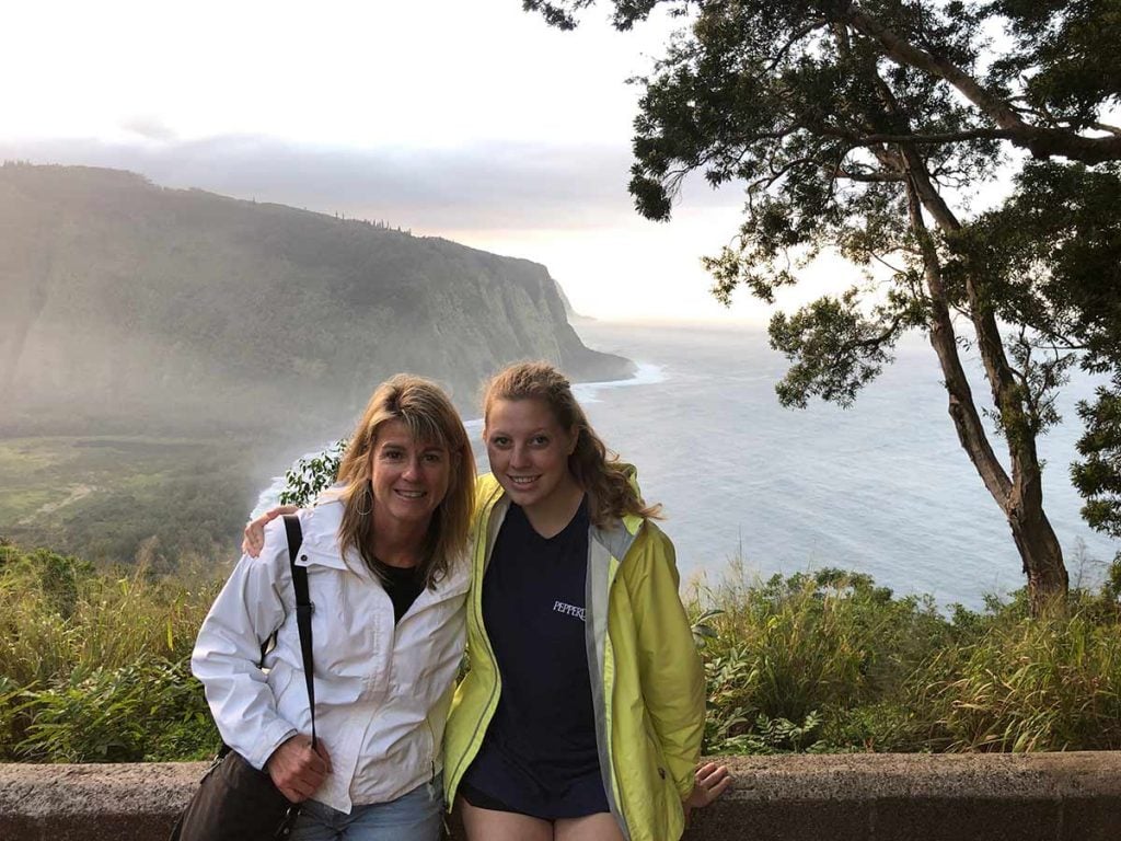  Lindsay Mace, right, with mom Lisa before Lindsay’s recent health ordeal, which she thought might be COVID-19 but was actually Lemierre syndrome.. Photo courtesy of Lindsay and Lisa Mase.