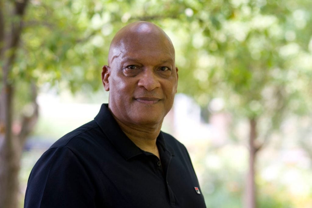 : Michael Rouse was among the first volunteers for UCHealth’s Moderna vaccine trial. Photo by Cyrus McCrimmon for UCHealth.