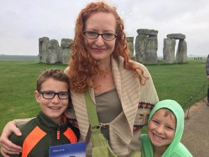 Elizabeth Wethington, who is part of a rheumatoid arthritis clinical trial, with son James and daughter Margarita. Photo courtesy of Elizabeth Wethington.