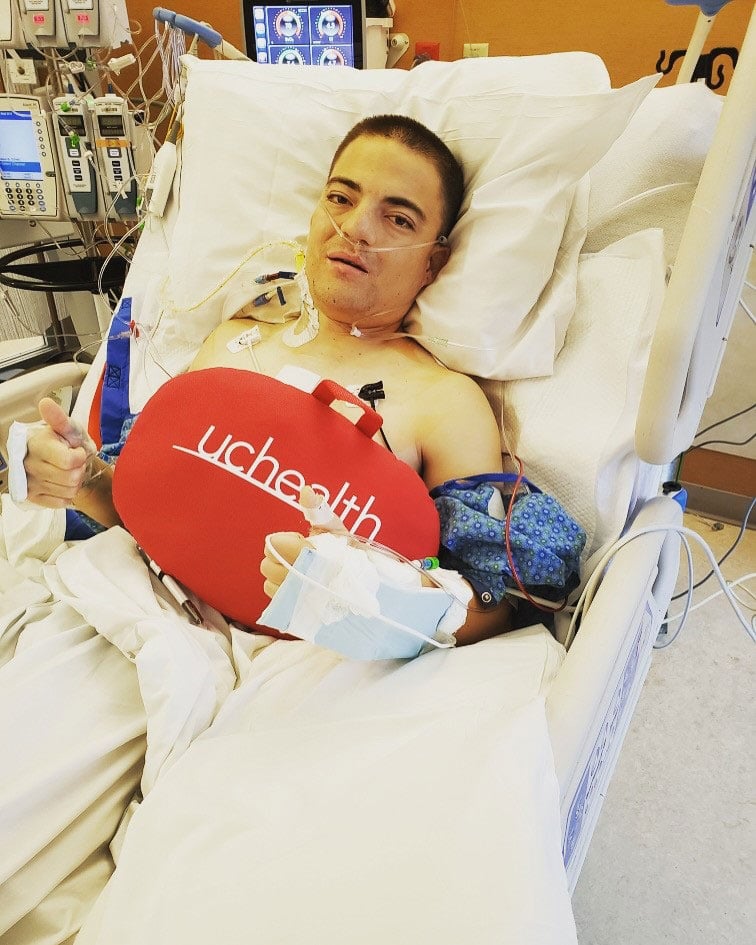 Matt Johnston eventually needed surgery for a congenital heart defect. He recovered faster because he's so fit from running.