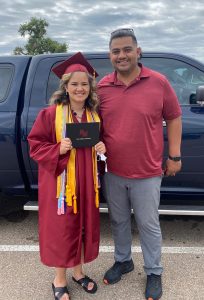 Edgar at his daughters recent high school graduation.