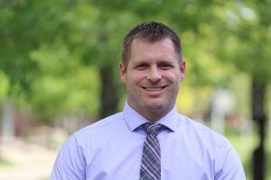 Dr. Douglas Holt, chief resident in Radiation Oncology at CU, worked with Dr. Brian Miller to design, test and implement the RadFlix system. Photo courtesy of Douglas Holt.