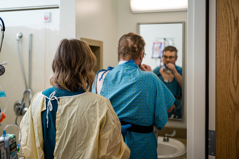 Bryan was Colorado's first COVID-19 patient to receive a double lung transplant.