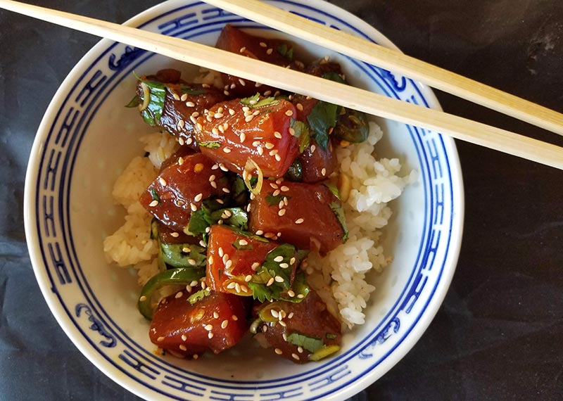 Making poke at home is easy and delicious