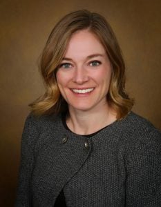 Biostatistician Katie Colborn leads a five-year project at UCHealth that uses the electronic health record to pinpoint surgical complications. Photo by UCHealth.