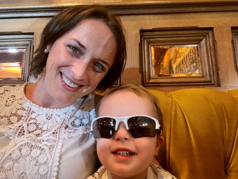 Anne Kercsmar and son Anderson, who arrived in 2019 after Anne’s IVF treatments. Photo courtesy of Anne Kercsmar.