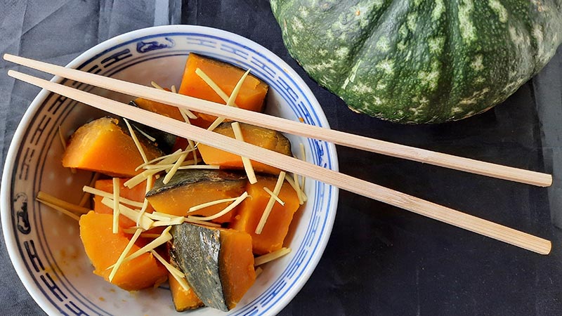 a meal cooked with squash and turnips